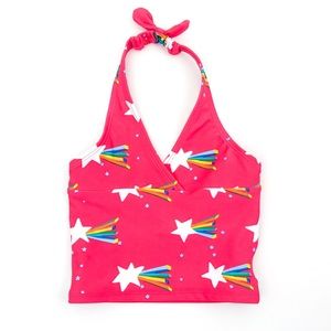 NEW Hanna Andersson Rainbow Stars Swimsuit top